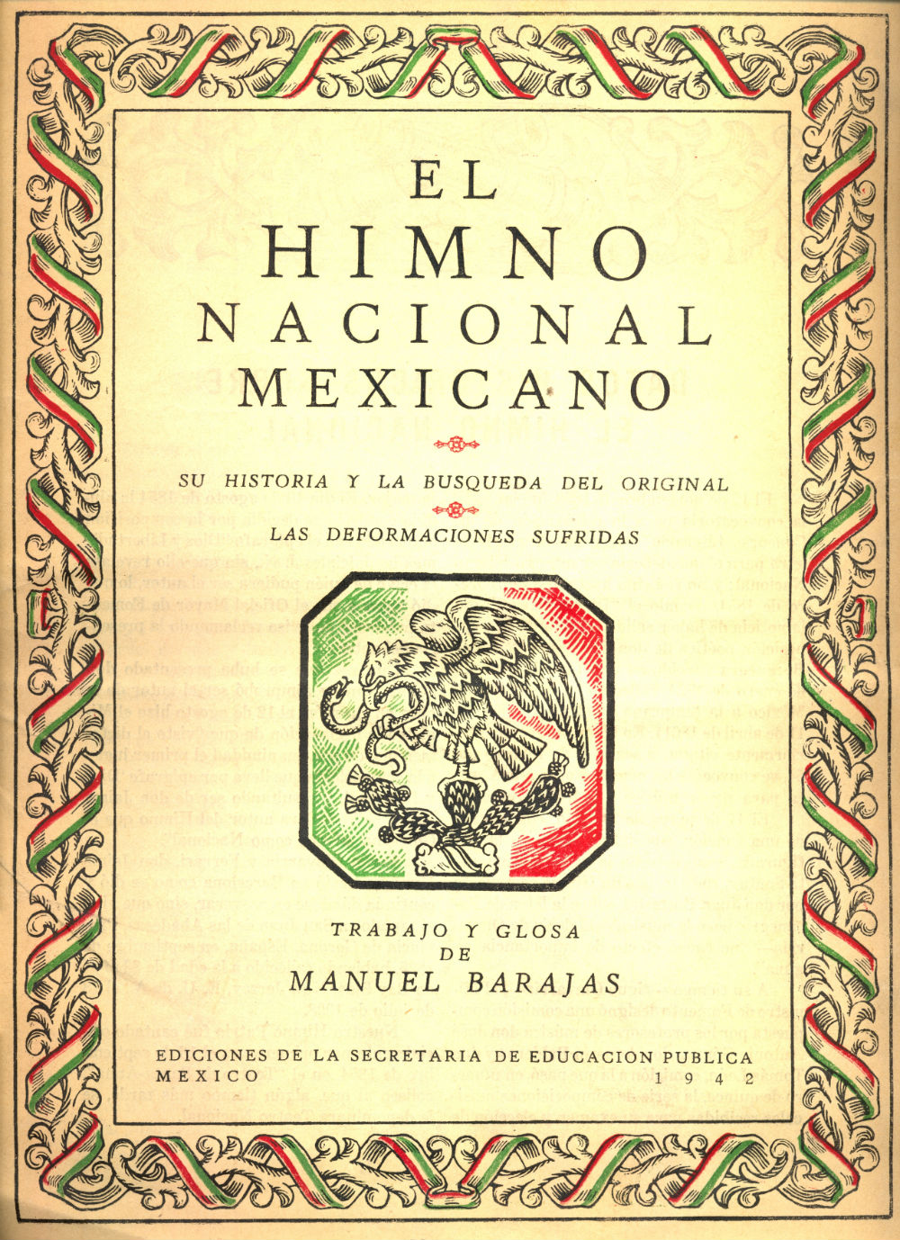 File:Portada de la Himno nacional Mexicano - SEP 1942.jpg - Wikimedia