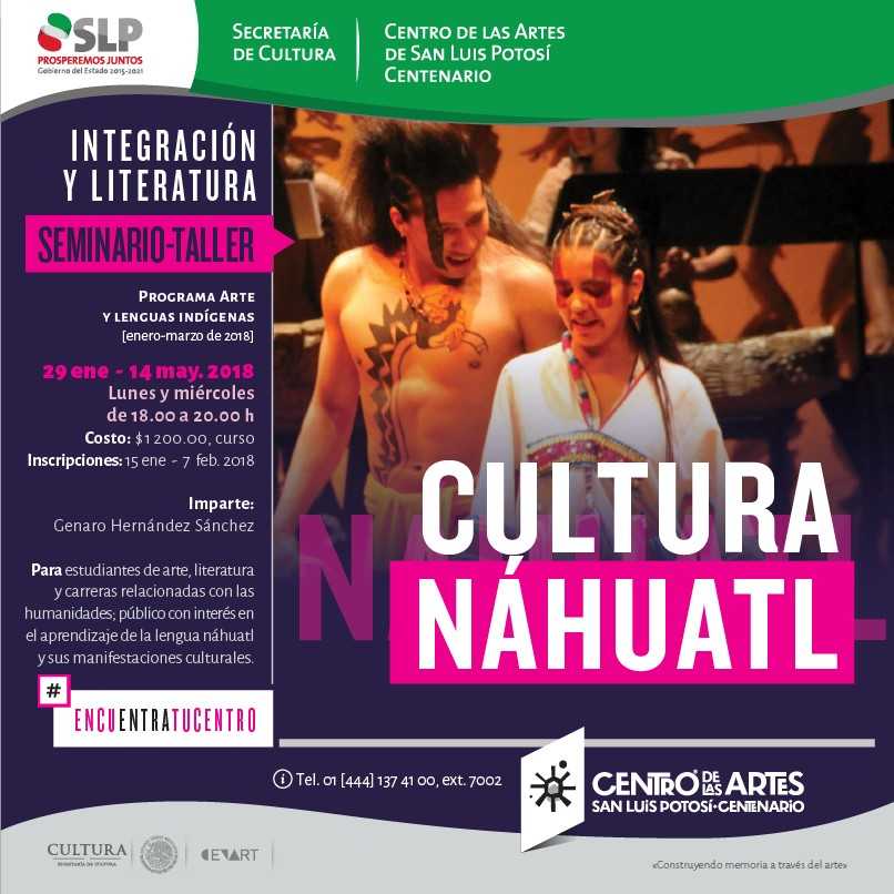 Seminario Taller Cultura Nhuatlcursos Conaculta En Los Estados 8718